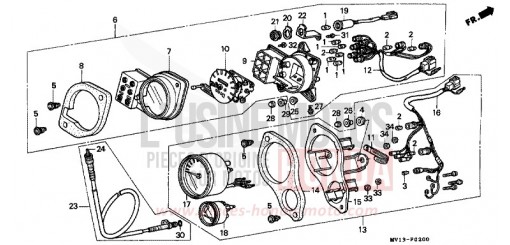 MESSGERAET (XRV750L/M) XRV750L de 1990